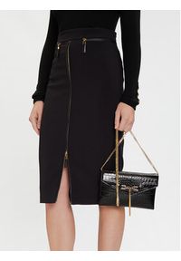 Elisabetta Franchi Torebka BS-56A-57E2-V340 Czarny. Kolor: czarny. Materiał: skórzane