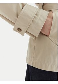 Calvin Klein Trencz LV044B540G Beżowy Regular Fit. Kolor: beżowy. Materiał: syntetyk, bawełna #2
