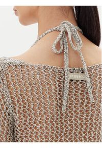 Pinko - PINKO Sweter Denali 104749 A2FB Szary Regular Fit. Kolor: szary. Materiał: syntetyk