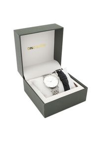 Gino Rossi Zegarek GR GIFT SET 03W Srebrny. Kolor: srebrny #6