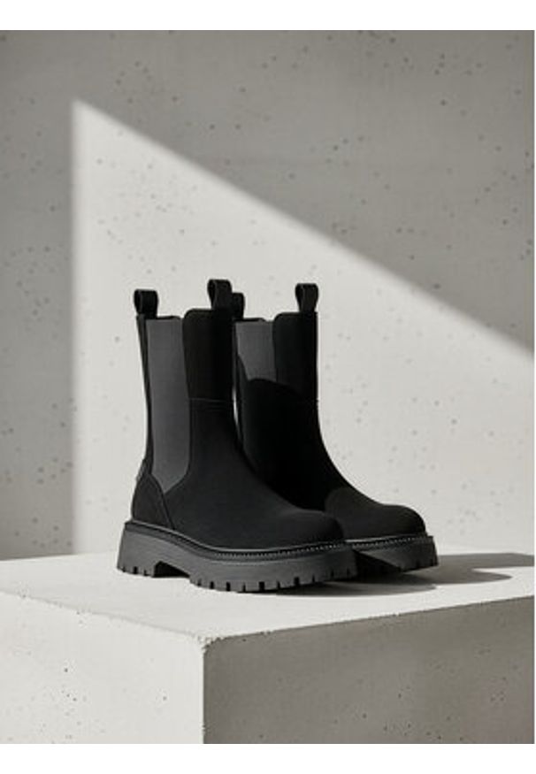 G-Star RAW - G-Star Raw Sztyblety EO-YASEMIN-70861S Czarny. Kolor: czarny. Materiał: skóra, zamsz