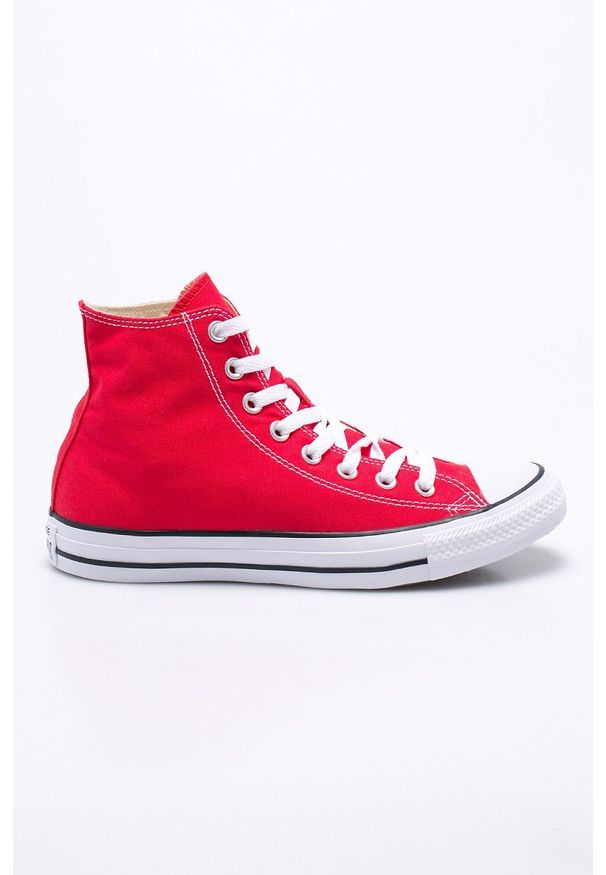 Converse - Trampki. Nosek buta: okrągły. Zapięcie: sznurówki. Kolor: czerwony. Materiał: syntetyk, materiał. Szerokość cholewki: normalna