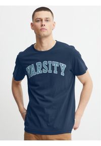 Blend T-Shirt 20715371 Granatowy Regular Fit. Kolor: niebieski. Materiał: bawełna