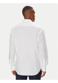 TOMMY HILFIGER - Tommy Hilfiger Koszula MW0MW38347 Biały Slim Fit. Kolor: biały. Materiał: bawełna