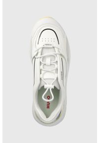 Hugo - HUGO buty Joyce kolor biały. Zapięcie: sznurówki. Kolor: biały. Materiał: guma #3
