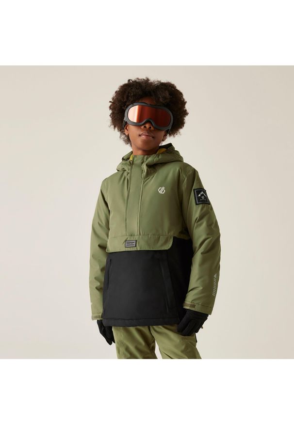DARE 2B - Kurtka narciarska dziecięca z membraną Freehand II Dare 2b. Kolor: zielony. Materiał: tkanina, poliester. Sezon: zima. Sport: narciarstwo