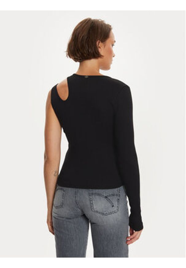 Replay Bluzka W3142 .000.23747 Czarny Slim Fit. Kolor: czarny. Materiał: bawełna