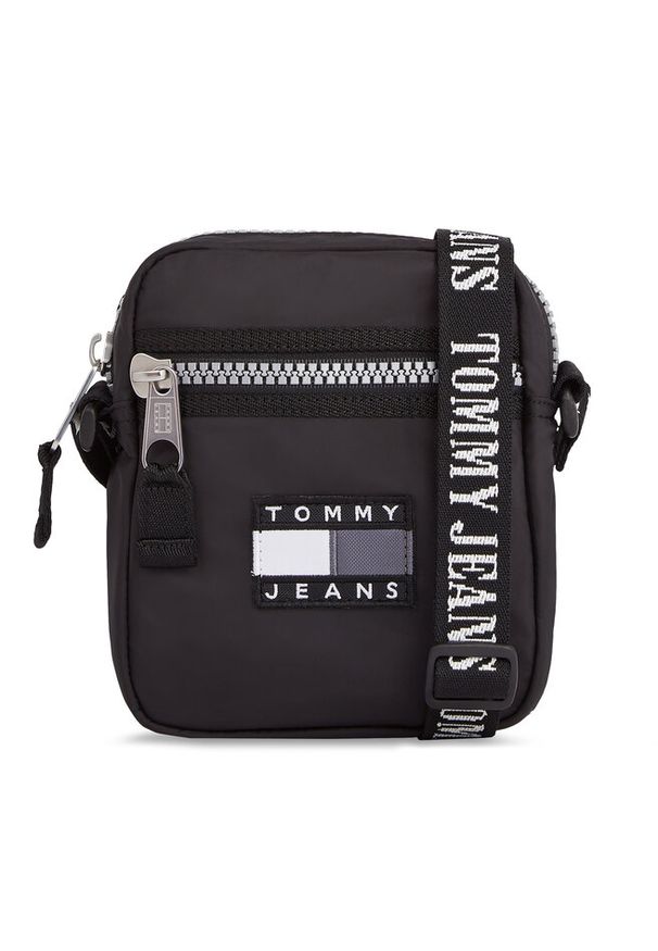 Saszetka Tommy Jeans. Kolor: czarny