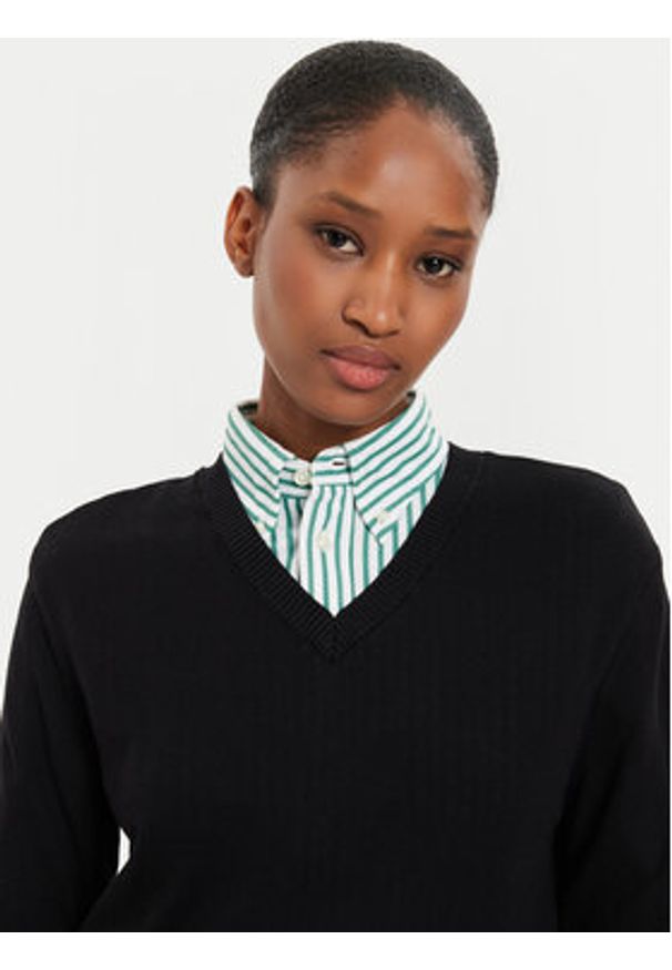 United Colors of Benetton - United Colors Of Benetton Sweter 103CD10BE Czarny Regular Fit. Kolor: czarny. Materiał: bawełna