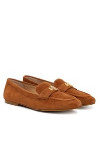 Lauren Ralph Lauren - LAUREN RALPH LAUREN Lordsy 802946809014 Brązowy. Kolor: brązowy. Materiał: zamsz, skóra #5