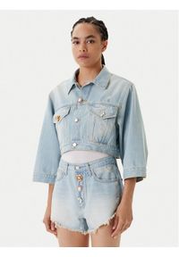 ViCOLO Kurtka jeansowa DD5097 Błękitny Regular Fit. Kolor: niebieski. Materiał: bawełna