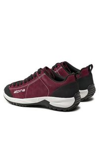 Alpina Trekkingi Diamond 636H-3 Bordowy. Kolor: czerwony. Materiał: skóra #5