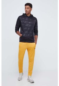 Adidas - adidas spodnie dresowe kolor żółty wzorzyste. Kolor: żółty. Materiał: dresówka #4