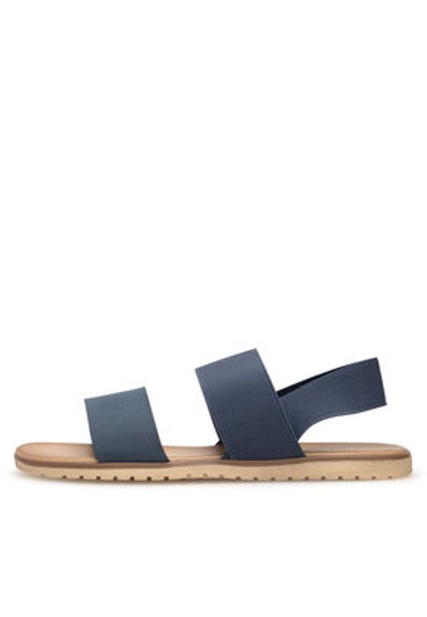 Clara Barson Sandały WS6262-05 Granatowy. Kolor: niebieski. Materiał: materiał