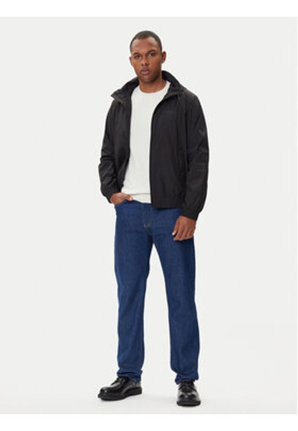 Calvin Klein Kurtka przejściowa LV04LC511G Czarny Relaxed Fit. Kolor: czarny. Materiał: syntetyk
