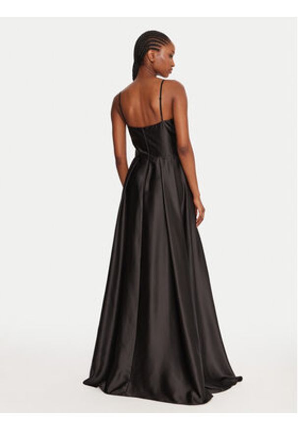 Rinascimento Sukienka wieczorowa CFC0020046002 Czarny Slim Fit. Kolor: czarny. Materiał: syntetyk. Styl: wizytowy