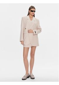 Herskind Marynarka Lilith 5010993 Beżowy Regular Fit. Kolor: beżowy. Materiał: syntetyk