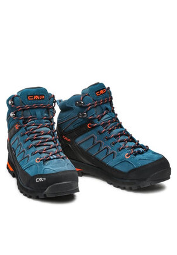 CMP Trekkingi Moon Mid Trekking Shoe Wp 31Q4797 Kolorowy. Materiał: zamsz, skóra. Wzór: kolorowy. Sport: turystyka piesza