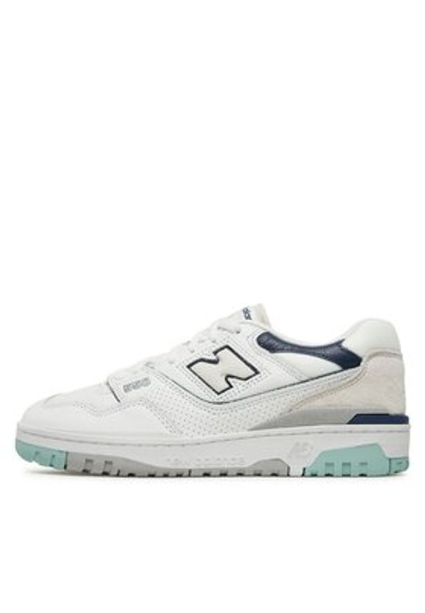 New Balance Sneakersy BB550WCA Biały. Kolor: biały. Materiał: materiał