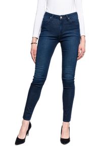 Lee - LEE SCARLETT HIGH DAMSKIE SPODNIE JEANSOWE CLEAN WHEATON L626RKEX 112140401 #1