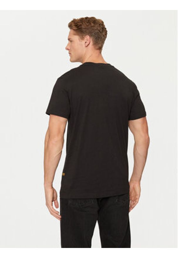 G-Star RAW - G-Star Raw T-Shirt Originals D25443-8415 Czarny Regular Fit. Kolor: czarny. Materiał: bawełna