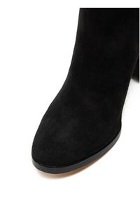 Lauren Ralph Lauren - LAUREN RALPH LAUREN Kozaki Artizan Tall 802937807001 Czarny. Kolor: czarny. Materiał: zamsz, skóra #4