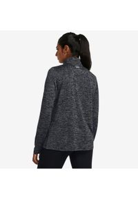 Under Armour - Bluza damska UA Tech Twist. Kolor: szary. Materiał: skóra, materiał. Sport: bieganie