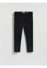 Reserved - Jeansy slim fit - czarny. Kolor: czarny