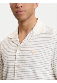 Guess Koszula M6GP12 K3105 Beżowy Regular Fit. Kolor: beżowy. Materiał: bawełna #3