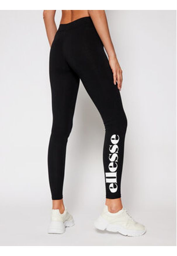 Ellesse Legginsy Solos 2 SGS04703 Czarny Slim Fit. Kolor: czarny. Materiał: bawełna