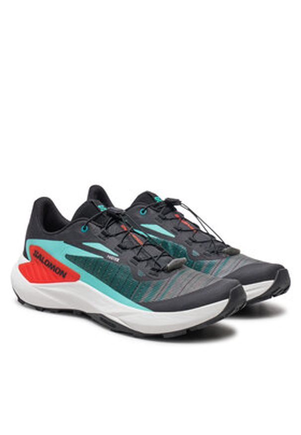 salomon - Salomon Buty do biegania Genesis L47688200 Czarny. Kolor: czarny. Materiał: materiał