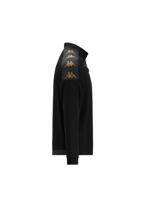 Kurtka z dresu Kappa Gassolo. Kolor: szary, czarny, wielokolorowy. Materiał: dresówka. Sport: piłka nożna