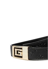 Guess Pasek Damski BW9185 P4430 Czarny. Kolor: czarny. Materiał: skóra