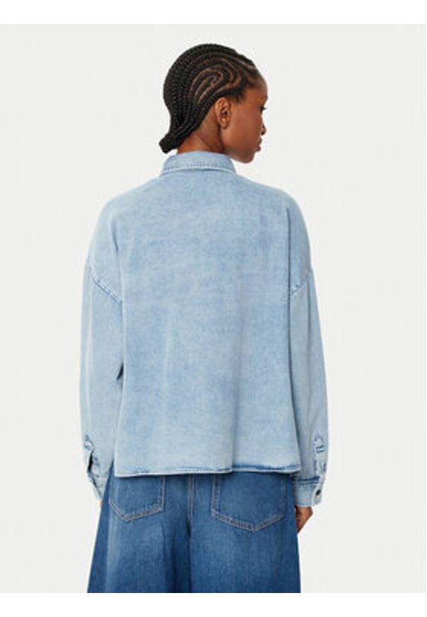 Weekend Max Mara Koszula jeansowa Zemira 2515111151 Niebieski Boxy Fit. Kolor: niebieski. Materiał: bawełna