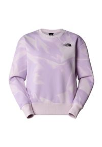 The North Face Bluza Essential Crew Print Nf0A881Dui6. Kolor: fioletowy. Wzór: nadruk