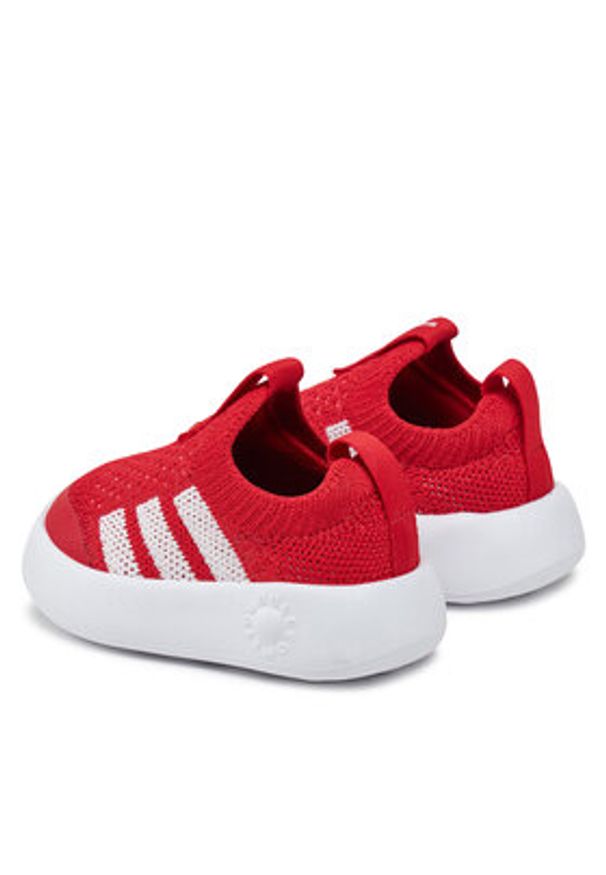 Adidas - adidas Sneakersy Bubblecomfy JI1609 Czerwony. Kolor: czerwony. Materiał: materiał