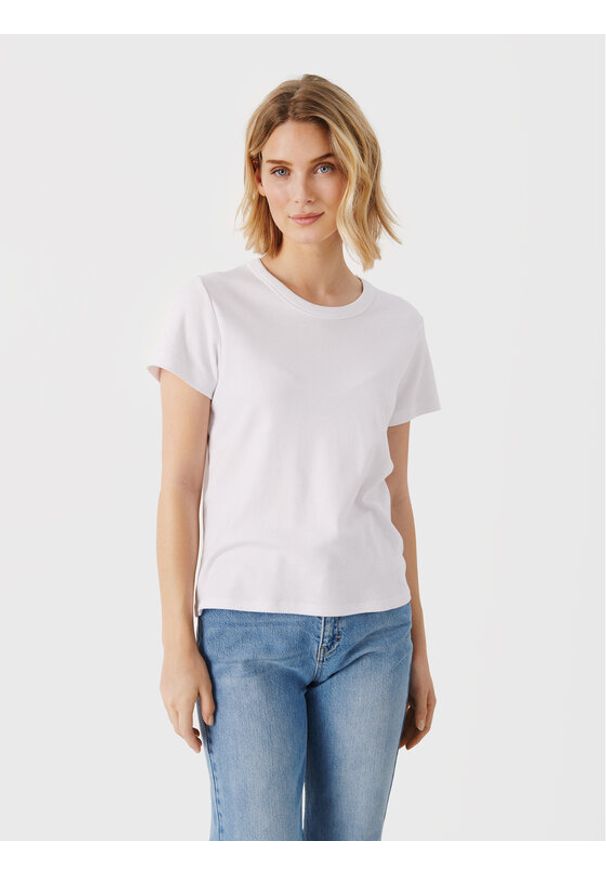 Part Two T-Shirt Ratan 30305505 Biały Regular Fit. Kolor: biały. Materiał: bawełna