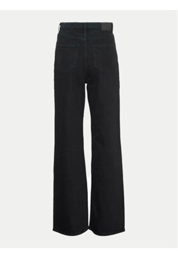 Vero Moda Jeansy Tessa 10290541 Czarny Wide Leg. Kolor: czarny