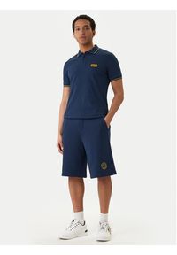 Versace Jeans Couture Polo 80GAGT05 CJ01T Granatowy Slim Fit. Typ kołnierza: polo. Kolor: niebieski. Materiał: bawełna #5