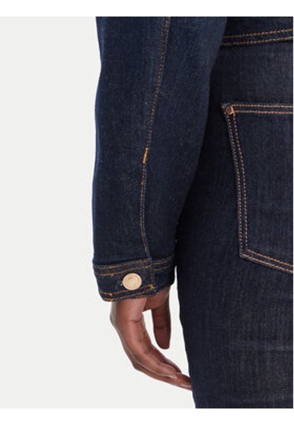 Guess Kurtka jeansowa W6RN76 D6881 Granatowy Regular Fit. Kolor: niebieski. Materiał: bawełna