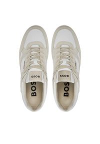 BOSS - Boss Sneakersy Baltimore Tenn Nupf 50517302 Beżowy. Kolor: beżowy. Materiał: skóra #5