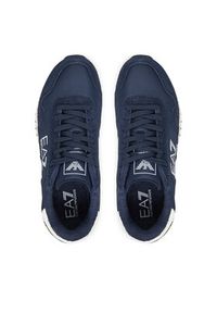 EA7 Emporio Armani Sneakersy 7X000380 AF19175 MZ230 Granatowy. Kolor: niebieski. Materiał: materiał #4