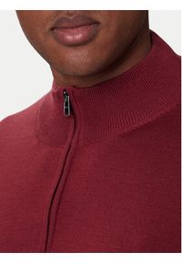 BOSS Sweter H-Hestro 50549986 Czarny Regular Fit. Kolor: czarny. Materiał: wełna