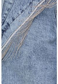 Answear Lab kurtka jeansowa answear.LAB X limitowana kolekcja festiwalowa BE BRAVE damska przejściowa. Okazja: na co dzień. Kolor: niebieski. Materiał: jeans. Styl: wakacyjny #7