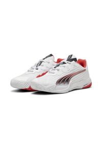 Puma - Buty do padla NOVA Elite PUMA White Black Active Red. Kolor: czerwony, wielokolorowy, czarny, biały