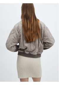 mango - Mango Kurtka bomber Hawai 67954785 Szary Relaxed Fit. Kolor: szary. Materiał: lyocell #5