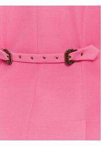 Versace Jeans Couture Marynarka 78HAQ702 Różowy Slim Fit. Kolor: różowy. Materiał: wiskoza, syntetyk #6