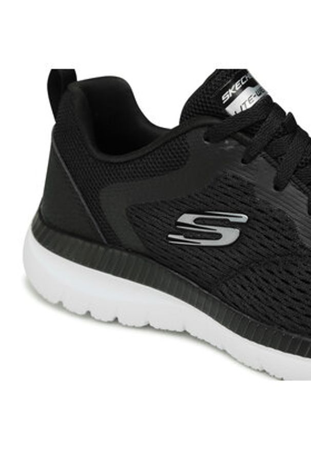 skechers - Skechers Sneakersy Quick Path 12607/BKW Czarny. Kolor: czarny. Materiał: materiał