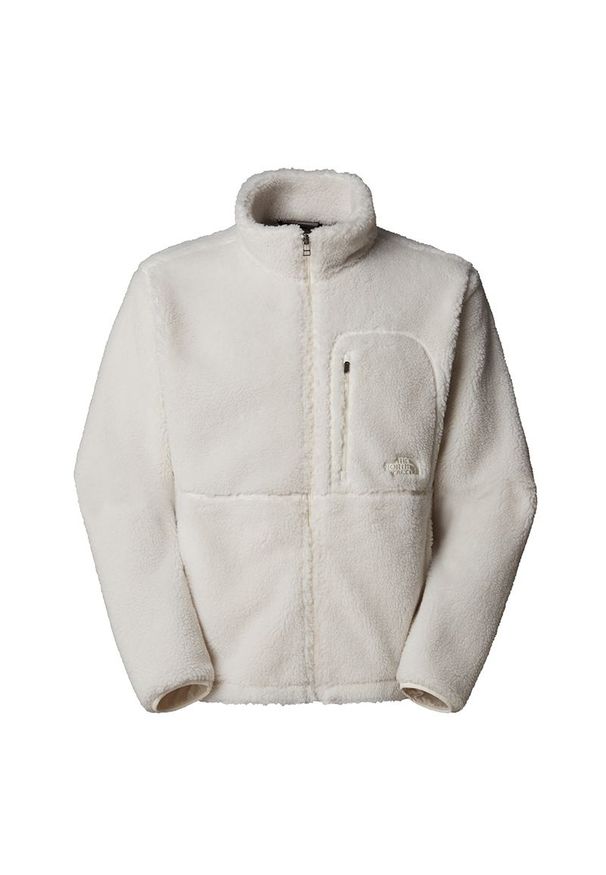 Bluza męska The North Face Extreme Pile 0A88Y5QLI1 - biała. Okazja: na co dzień. Kolor: biały. Materiał: poliester, polar. Styl: klasyczny, casual