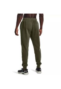 Spodnie dresowe męskie Under Armour Rival Fleece Joggers. Kolor: zielony. Materiał: dresówka